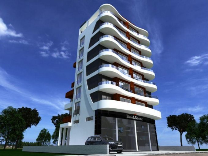پروژه آپارتمانی با نمای خاص و شیک در قلب شهر فاماگوستا